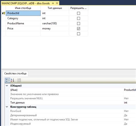 Как изменить тип данных в SQL таблице