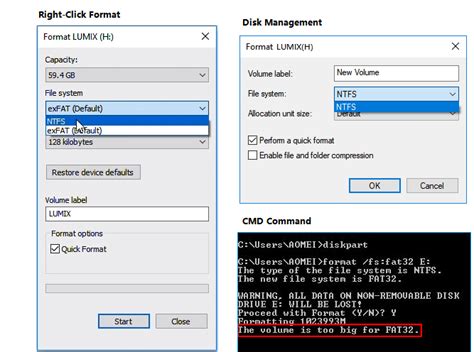 Как изменить формат FAT32 на NTFS: полное руководство