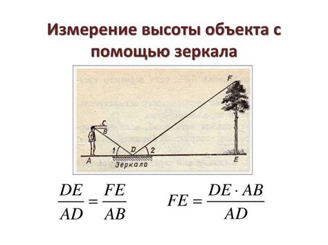 Как измерить высоту помещения