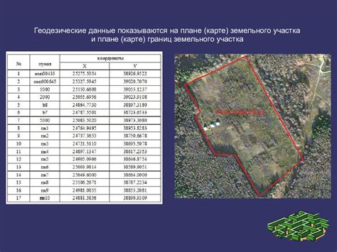 Как использовать информацию о границах участка