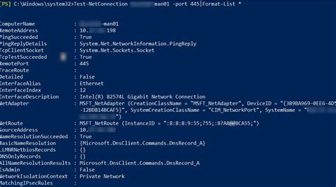 Как использовать команду Test-NetConnection для проверки открытых портов в PowerShell