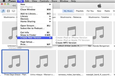 Как конвертировать MP3 в WAV с помощью iTunes