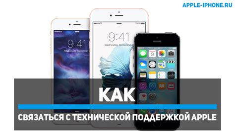 Как контактировать с технической поддержкой Apple