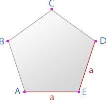 Как найти периметр правильного пятиугольника
