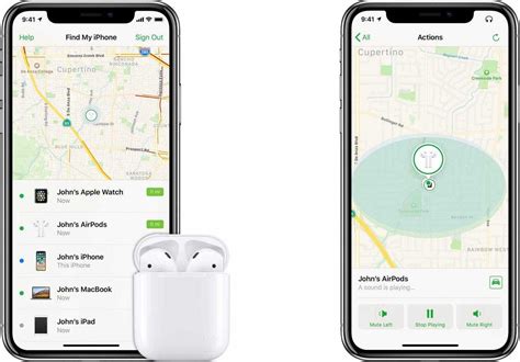 Как найти потерянные наушники AirPods