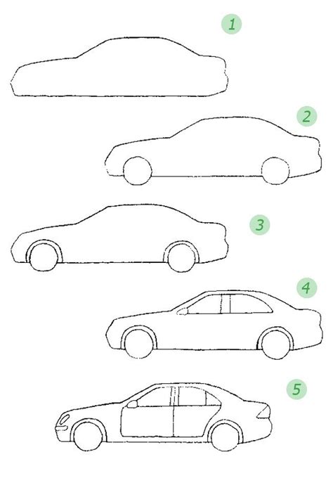 Как нарисовать автомобиль по фото: советы и пошаговая инструкция