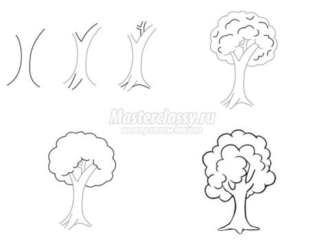 Как нарисовать гнилое дерево: пошаговый гайд для новичков