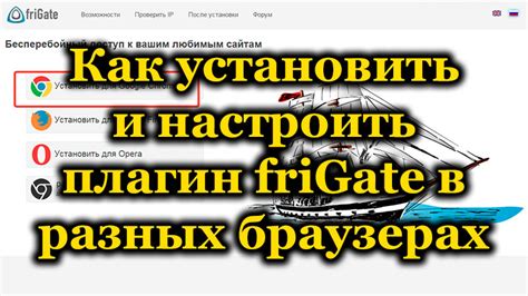 Как настроить Frigate 3 для Chrome