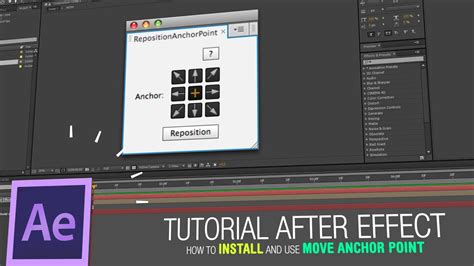 Как настроить anchor point в After Effects