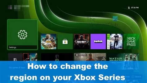 Как определить регион Xbox Series X по языку в настройках