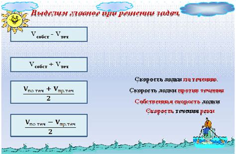 Как определить скорость теплохода по течению и против течения: советы и примеры