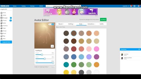 Как осуществить изменение цвета кожи в Роблоксе на ПК