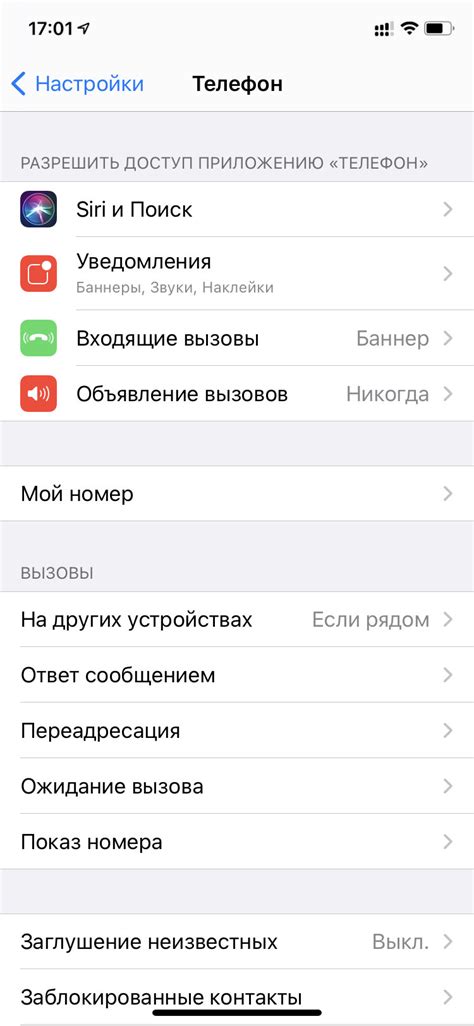 Как отключить объявления вызовов на iPhone