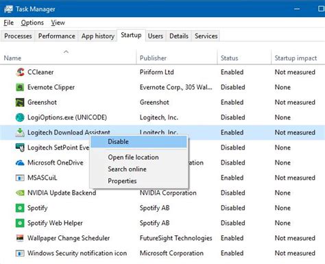 Как отключить Logitech Download Assistant в автозагрузке