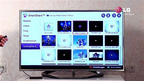 Как передавать медиафайлы через сеть DLNA на телевизоре LG?