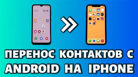 Как перенести контакты с iPhone на Android: