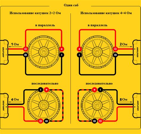 Как подключить арнольдов в 2 ома