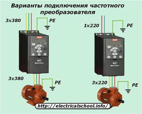 Как подключить фазный частотник