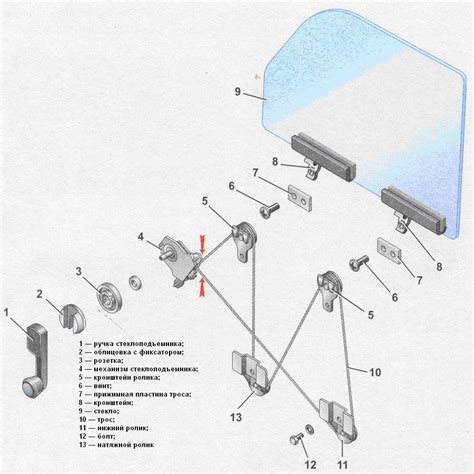 Как правильно установить механизм механического стеклоподъемника на ВАЗ 2107