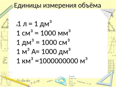 Как преобразовать литры в кубические сантиметры