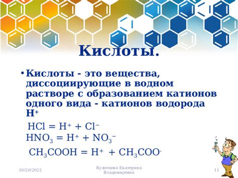 Как происходит диссоциация солей в водном растворе?