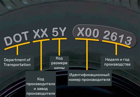 Как расшифровать DOT-код на шине