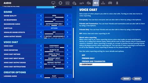 Как регулировать громкость голосового чата в Fortnite PS4