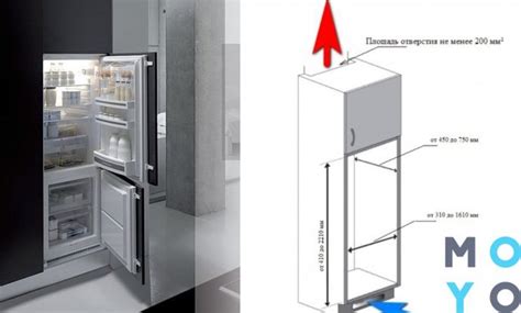 Как сделать встраиваемый холодильник без ручек