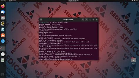 Как скачать и установить PuTTY в Ubuntu