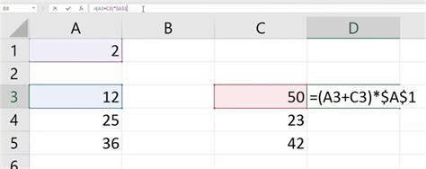 Как создать абсолютную ячейку в Excel