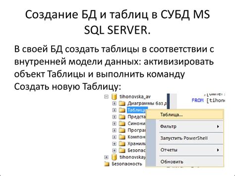 Как создать базу данных SQL Server LocalDB