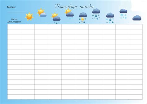 Как создать дневник наблюдения за погодой