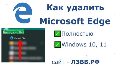 Как удалить Microsoft Edge с помощью программ