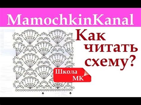 Как читать схему для связывания хлебницы крючком