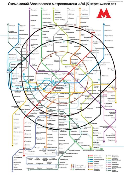 Карта метро и промежуточные остановки