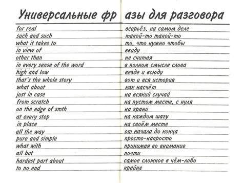 Ключевые фразы и выражения сов на английском для повседневного общения