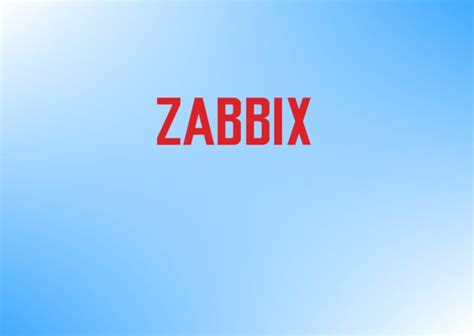 Конфигурация Zabbix агента