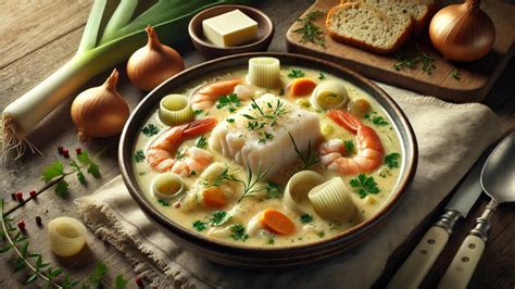 Кремовый пирог с треской и овощами