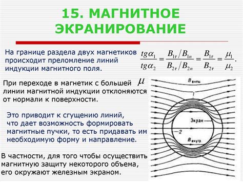 Критическое поле и магнитное экранирование