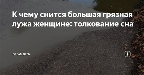 К чему снится грязная вода на море