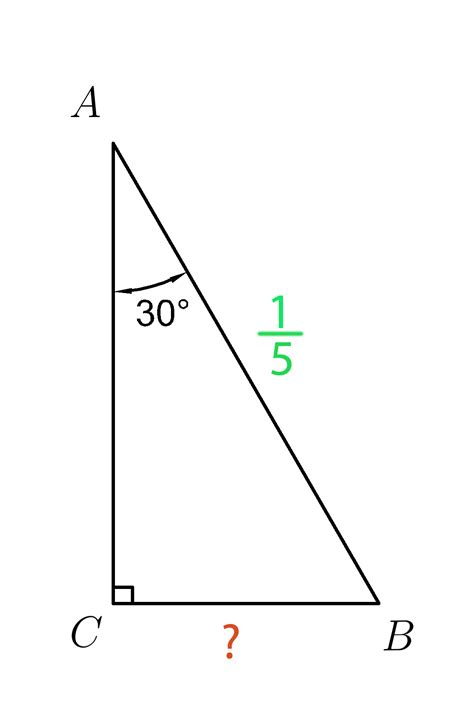 Математические формулы и алгоритмы для вычисления катета против угла 30 градусов