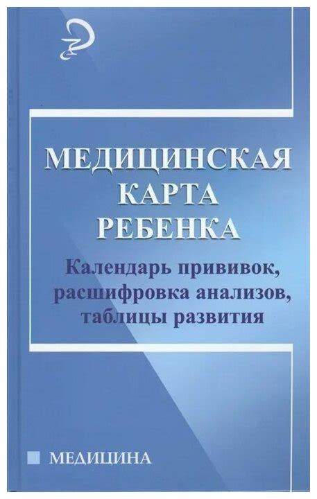 Медицинская карта и результаты анализов