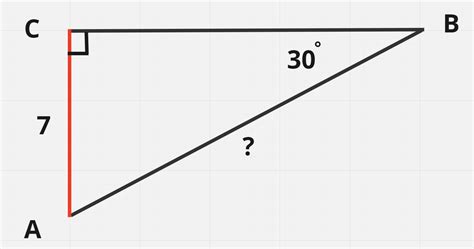 Методы вычисления катета при известном угле в 30 градусов