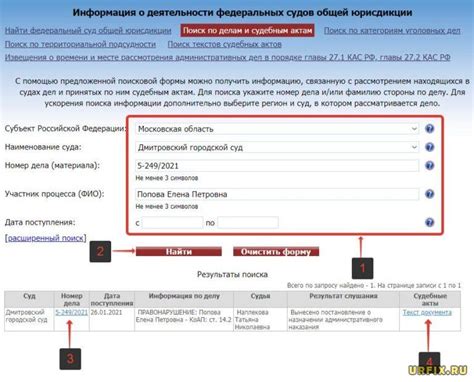 Методы узнать дело в мировом суде