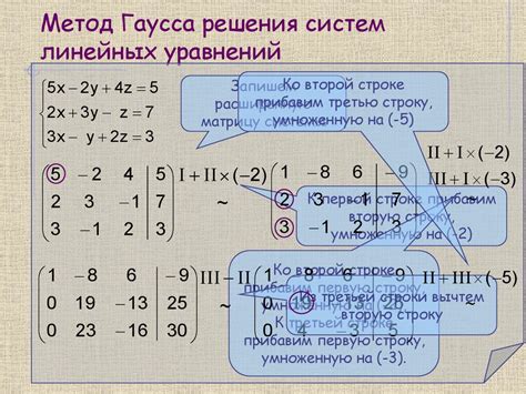 Метод аналитического решения уравнений