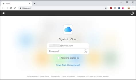 Метод 2: Удаление данных из iCloud через веб-версию