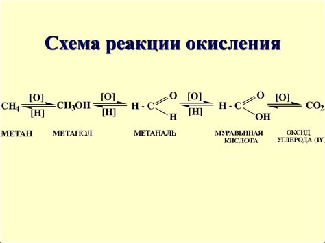 Механизмы окисления органических веществ