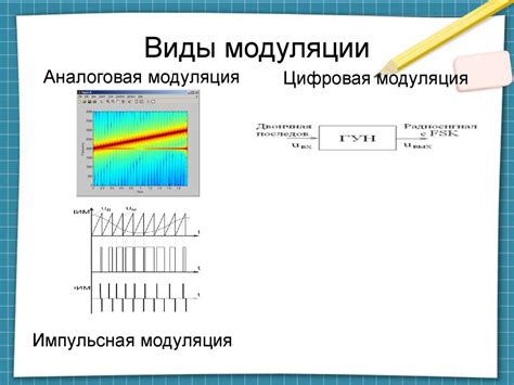 Модуляция и демодуляция сигнала