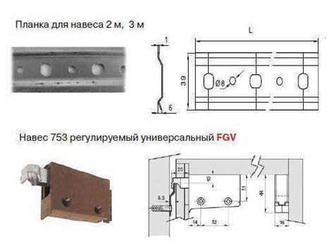 Монтаж монтажной рейки