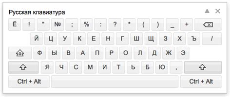 Набор слэша с использованием виртуальной клавиатуры